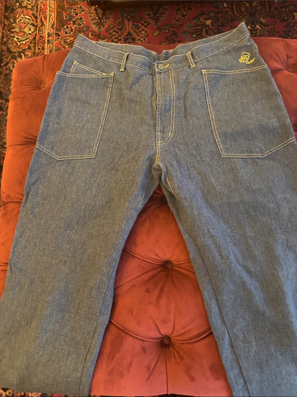Patagonia Hemp Denim Men's Blue Jeans/ Bouldering pants 38